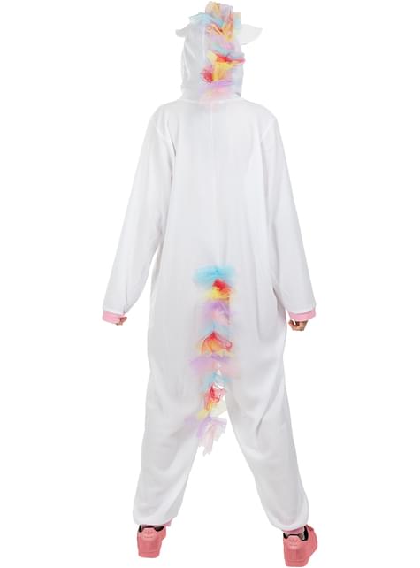 Disfraz de unicornio rosa onesie para adulto - Funiglobal | Funidelia