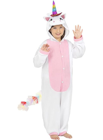 Disfraz de unicornio rosa onesie para niños - Funiglobal | Funidelia