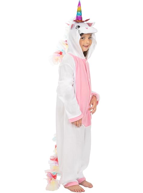Disfraz de unicornio rosa onesie para niños - Funiglobal | Funidelia