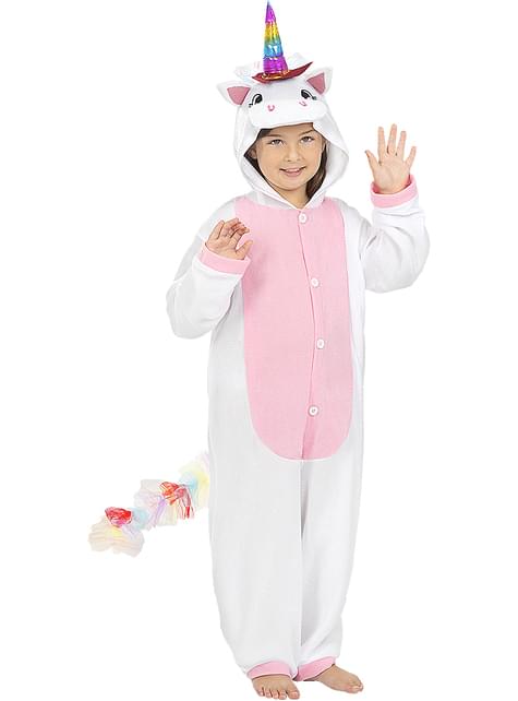 Disfraz de unicornio rosa onesie para niños - Funiglobal | Funidelia