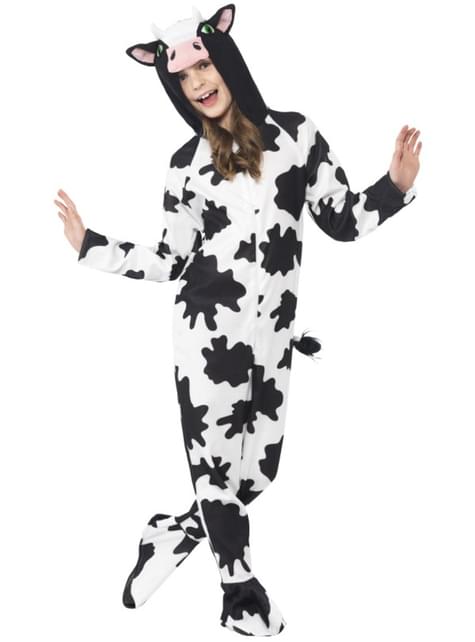 Disfraz de vaca divertida para niños