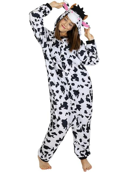 Disfraz de vaca onesie para adulto - Funiglobal | Funidelia