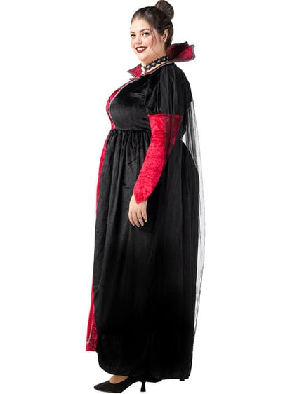 Disfraz de vampiresa Deluxe para mujer talla grande - Funiglobal | Funidelia