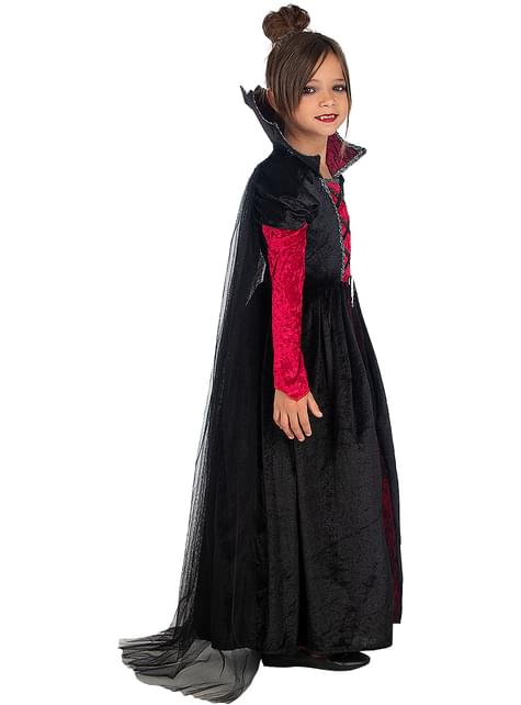 Disfraz de vampiresa Deluxe para niña - Funiglobal | Funidelia
