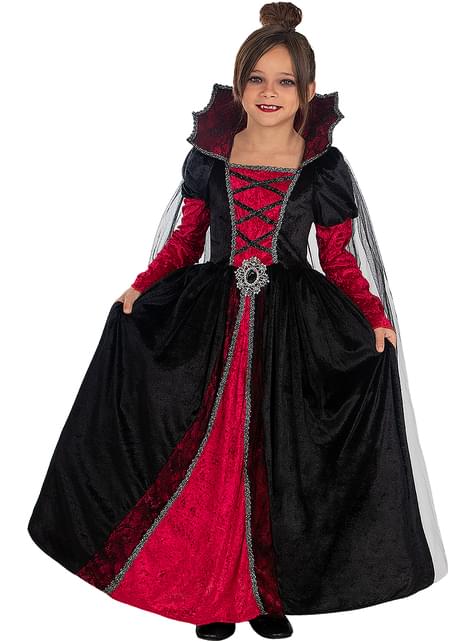 Disfraz de vampiresa Deluxe para niña - Funiglobal | Funidelia