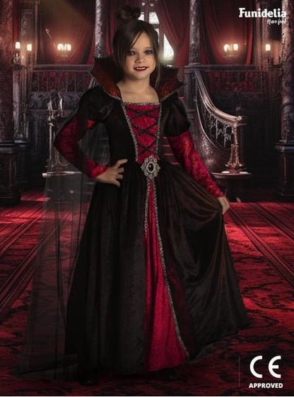 Disfraz de vampiresa Deluxe para niña - Funiglobal | Funidelia