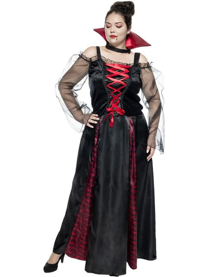 Disfraz de vampiresa para mujer talla grande - Funiglobal | Funidelia