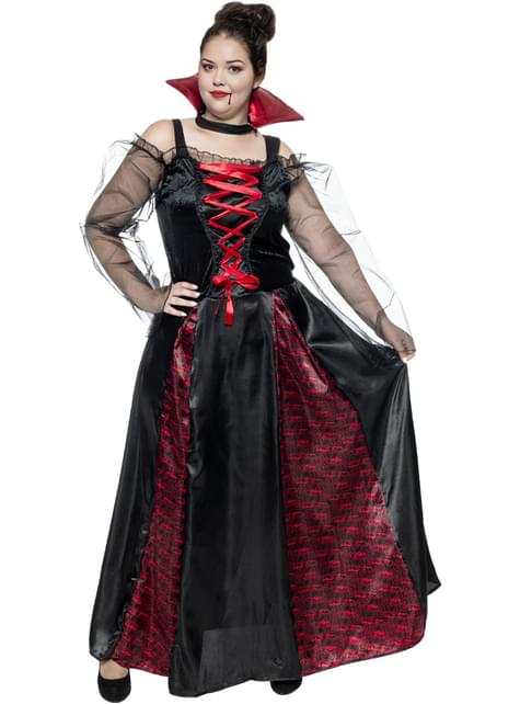 Disfraz de vampiresa para mujer talla grande - Funiglobal | Funidelia
