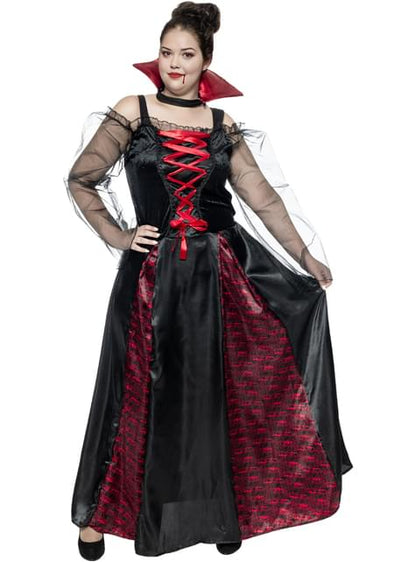 Disfraz de vampiresa para mujer talla grande - Funiglobal | Funidelia