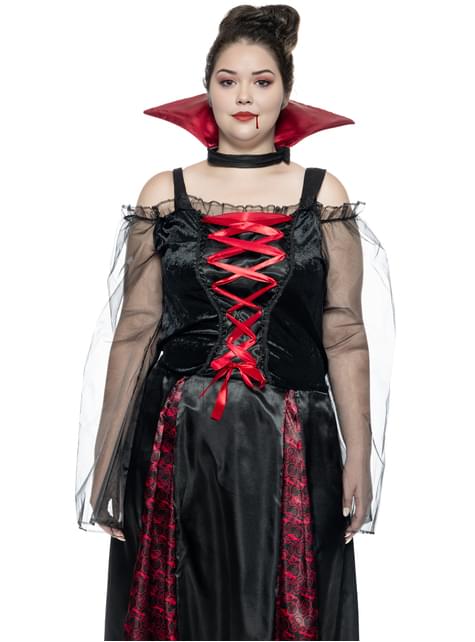 Disfraz de vampiresa para mujer talla grande - Funiglobal | Funidelia