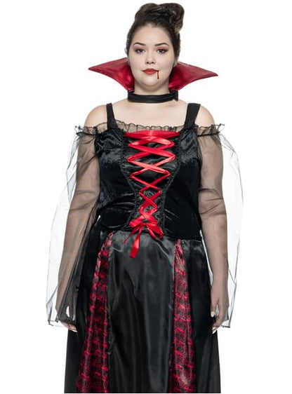 Disfraz de vampiresa para mujer talla grande - Funiglobal | Funidelia
