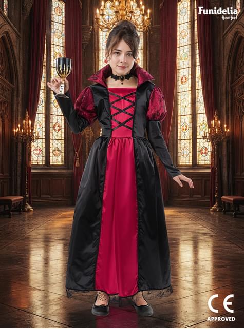 Disfraz de vampiresa para niña - Funiglobal | Funidelia