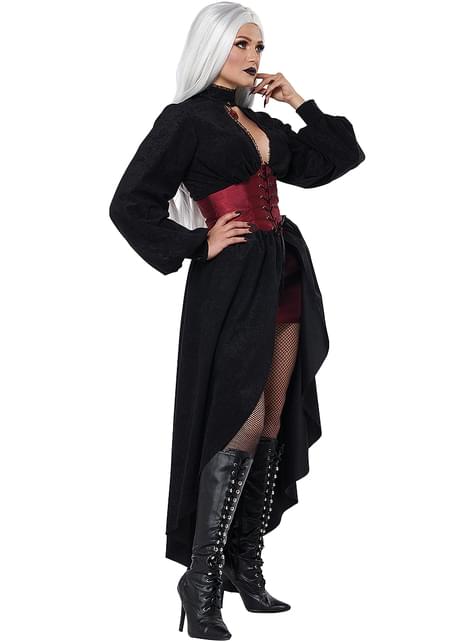 Disfraz de vampiresa sexy con corset para mujer