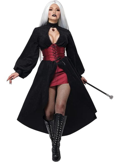 Disfraz de vampiresa sexy con corset para mujer