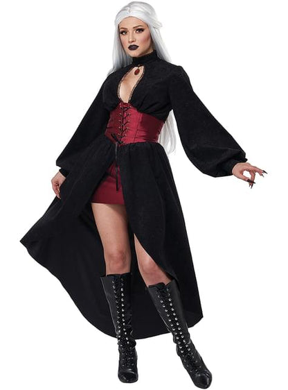 Disfraz de vampiresa sexy con corset para mujer