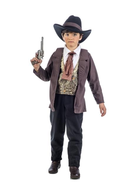 Disfraz de vaquero del lejano oeste deluxe para niño