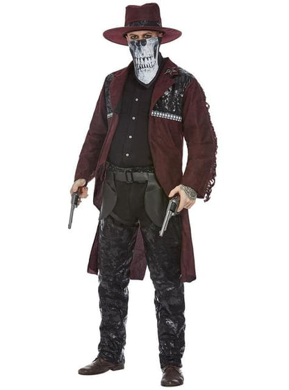 Disfraz de vaquero esqueleto Deluxe para hombre - Smiffys | Funidelia