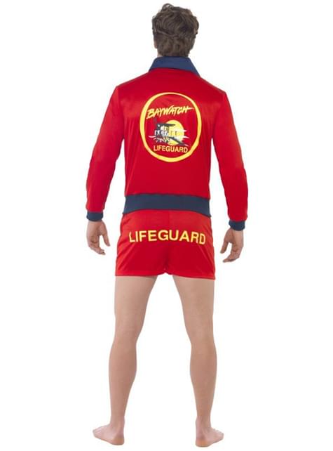 Disfraz de socorrista rojo para hombre - Los Vigilantes de la Playa - Smiffys | Funidelia