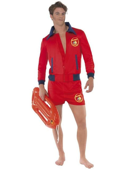 Disfraz de socorrista rojo para hombre - Los Vigilantes de la Playa - Smiffys | Funidelia