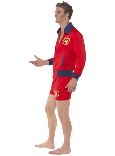 Disfraz de socorrista rojo para hombre - Los Vigilantes de la Playa - Smiffys | Funidelia