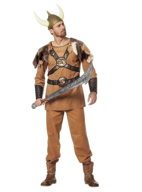 Disfraz de vikingo guerrero para hombre