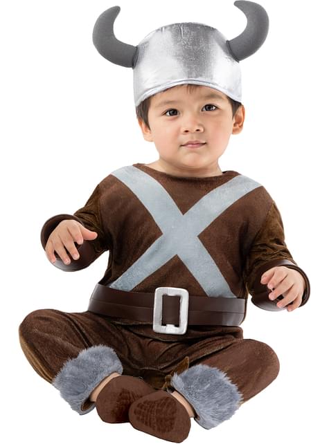 Disfraz de vikingo para bebé
