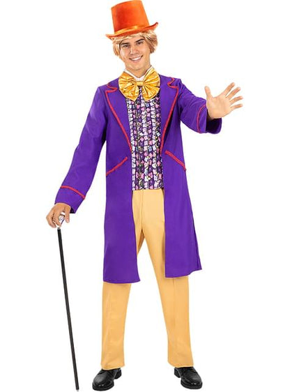 Disfraz de Willy Wonka para hombre - Charlie y la Fábrica de Chocolate - Funiglobal | Funidelia