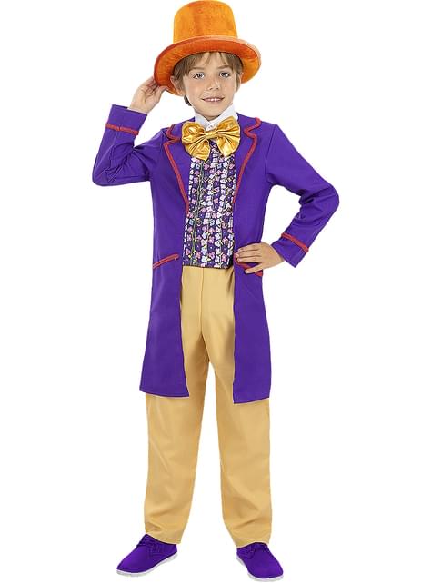 Disfraz de Willy Wonka para niño - Charlie y la Fábrica de Chocolate - Funiglobal | Funidelia