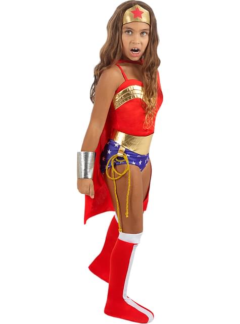Disfraz de Wonder Woman clásica para niña - Funiglobal | Funidelia