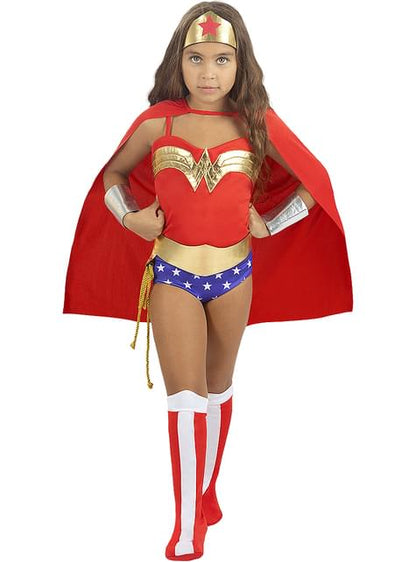 Disfraz de Wonder Woman clásica para niña - Funiglobal | Funidelia