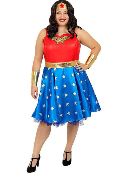 Disfraz de Wonder Woman clásico talla grande - Funiglobal | Funidelia