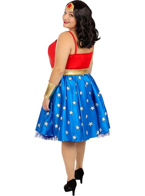 Disfraz de Wonder Woman clásico talla grande - Funiglobal | Funidelia