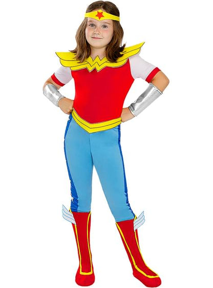 Disfraz de Wonder Woman DC Super Hero Girls para niña - Funiglobal | Funidelia