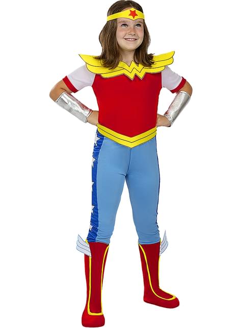 Disfraz de Wonder Woman DC Super Hero Girls para niña - Funiglobal | Funidelia