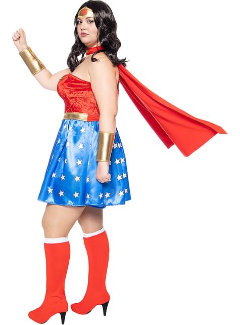 Disfraz de Wonder Woman sexy talla grande - Funiglobal | Funidelia