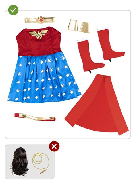 Disfraz de Wonder Woman sexy talla grande - Funiglobal | Funidelia