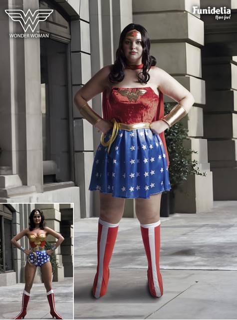 Disfraz de Wonder Woman sexy talla grande - Funiglobal | Funidelia