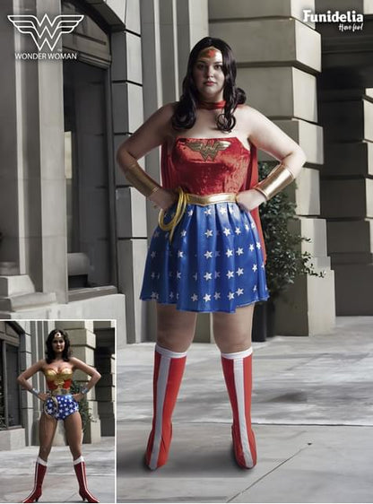 Disfraz de Wonder Woman sexy talla grande - Funiglobal | Funidelia