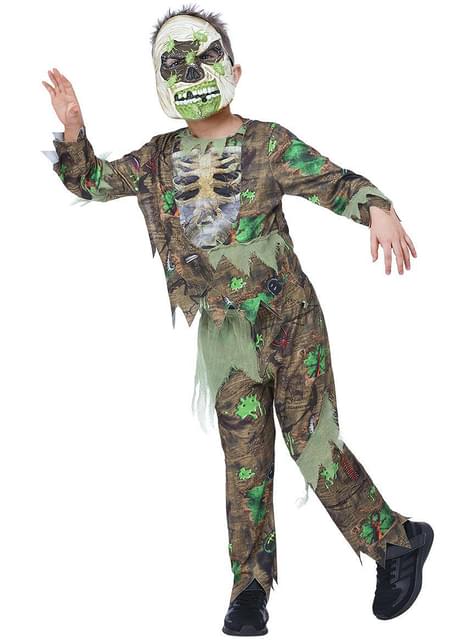 Disfraz de zombie descompuesto para niño