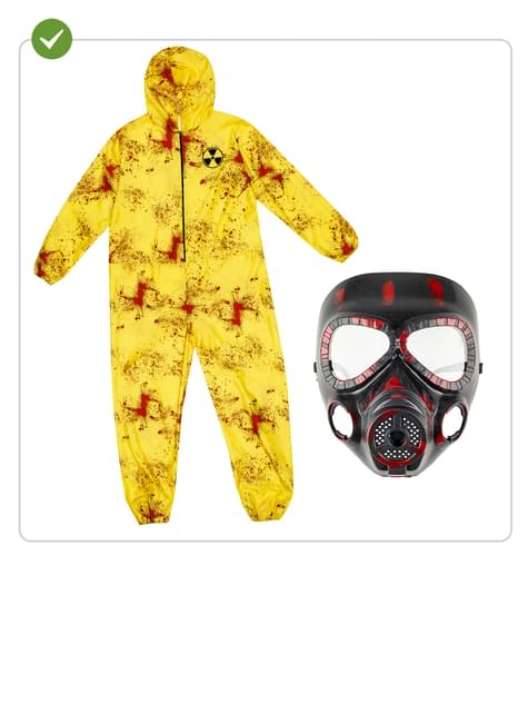 Disfraz de zombie nuclear para hombre - Funiglobal | Funidelia
