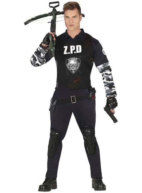 Disfraz de zombie police department para hombre - Guirca | Funidelia