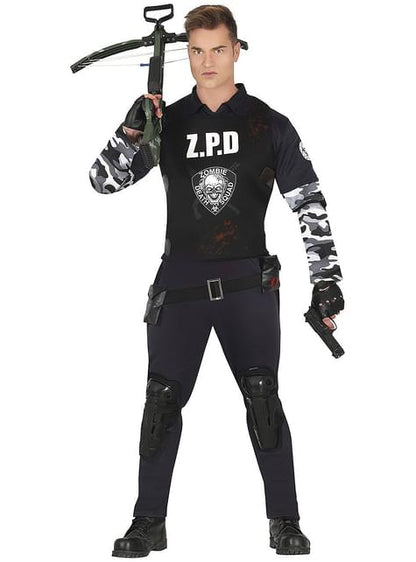 Disfraz de zombie police department para hombre - Guirca | Funidelia