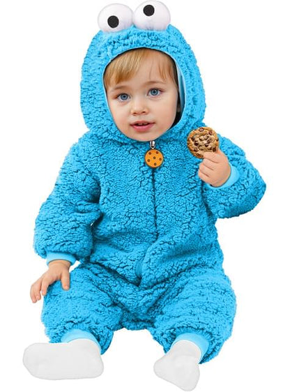 Disfraz del monstruo de las galletas para bebé - Barrio Sésamo - Funiglobal | Funidelia