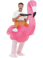 Disfraz hinchable de flamenco para adulto - Smiffys | Funidelia