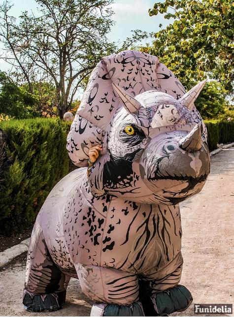 Disfraz de dinosaurio Triceratops inflable para adulto - Jurassic World - Rubies USA | Funidelia