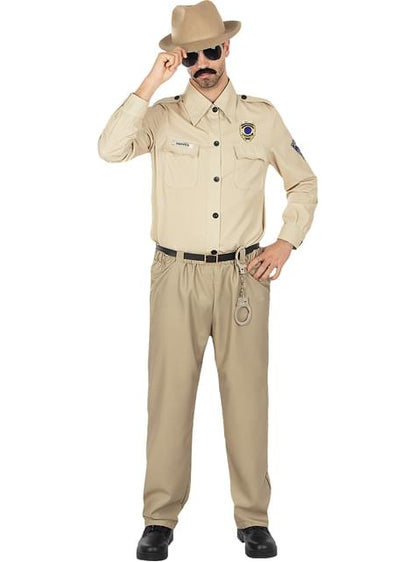 Disfraz Jim Hopper con sombrero Stranger Things - Oficial Netflix - Funiglobal | Funidelia