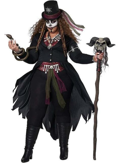 Disfraz maestro Vudú para mujer talla grande - California Costumes | Funidelia