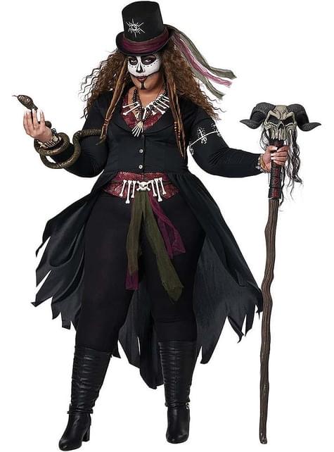 Disfraz maestro Vudú para mujer talla grande - California Costumes | Funidelia