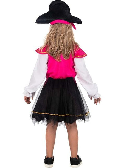 Disfraz pirata rosa para niña - Funiglobal | Funidelia