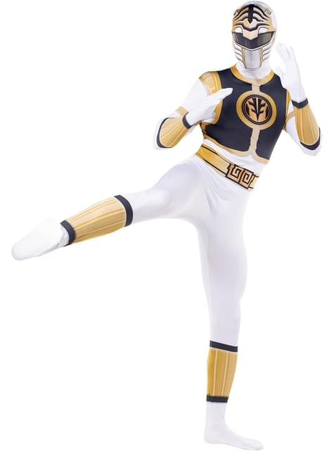 Disfraz Power Ranger Blanco Segunda piel - Funiglobal | Funidelia